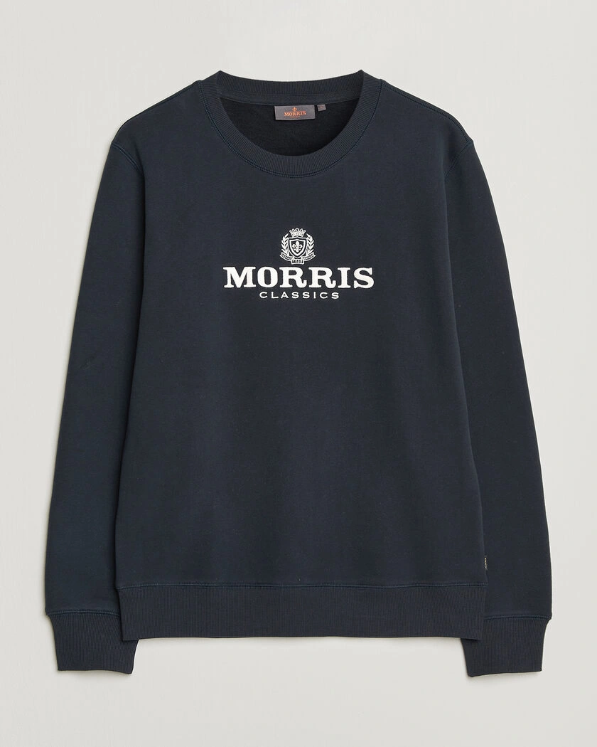 Morris Brian Sweatshirt Old Blue – Blå