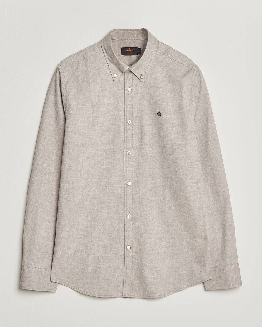 Morris Watts Flannel Shirt Khaki – Beige