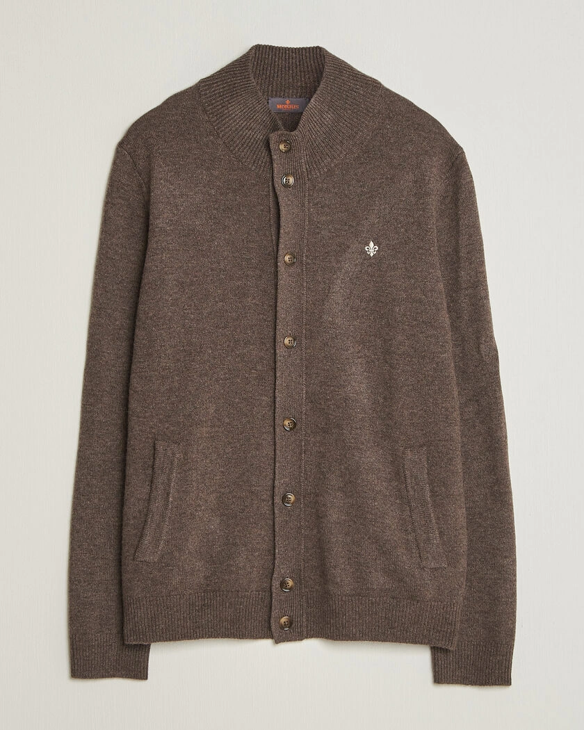 Morris Hertford Button Cardigan Brown – Brun