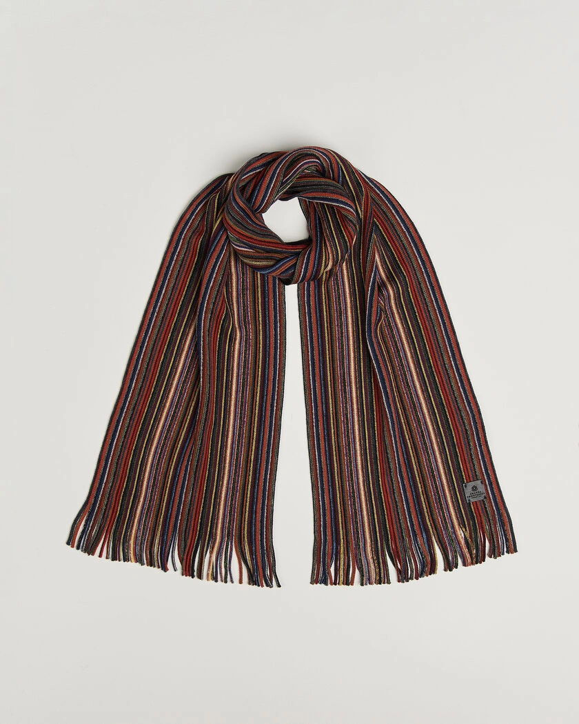 Amanda Christensen Wool Striped Scarf Multi – Flerfärgad