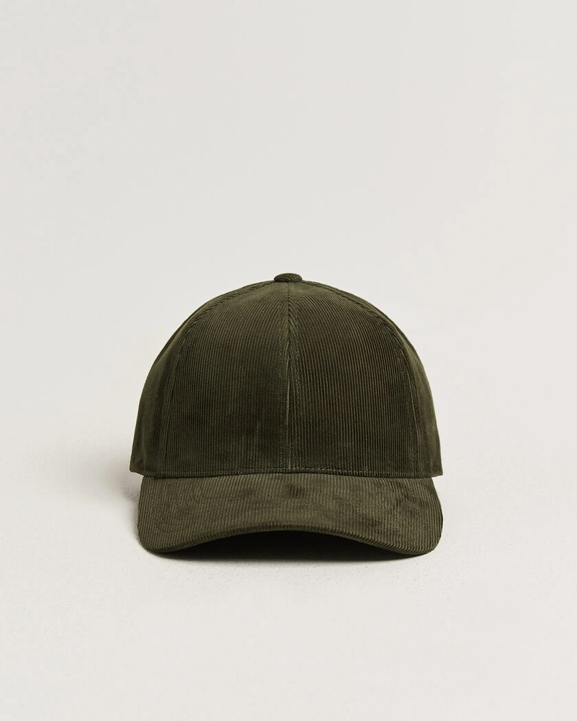 Varsity Headwear Corduroy Baseball Cap Palude Green – Grön