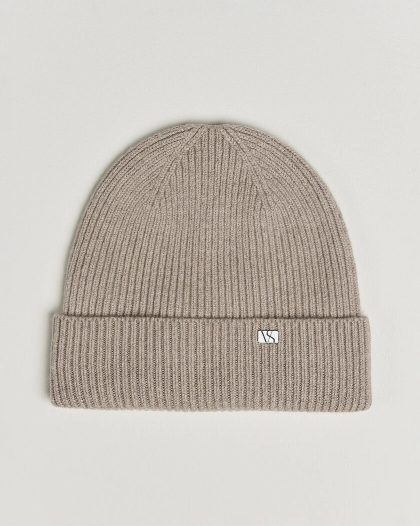 Varsity Headwear Wool/Cashmere Beanie Lynx Beige – Beige