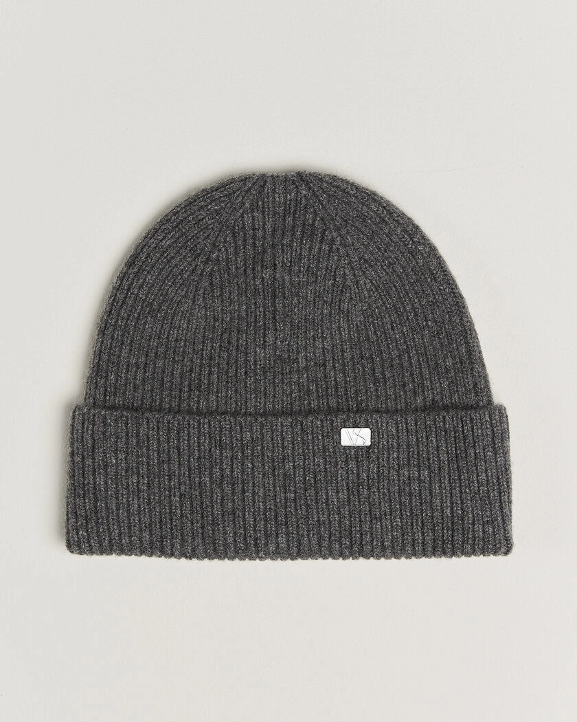 Varsity Headwear Wool/Cashmere Beanie Rime Grey – Grå