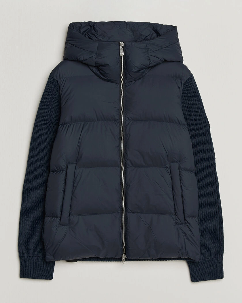 Sail Racing Ridge Hooded Hybrid Jacket Dark Navy – Blå