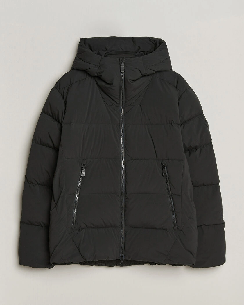  Sail Racing Cloud Stretch Down Hooded Jacket Carbon – Svart