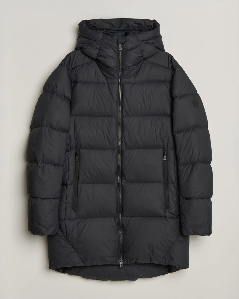 Sail Racing Cloud Down Hooded Parka Carbon – Svart