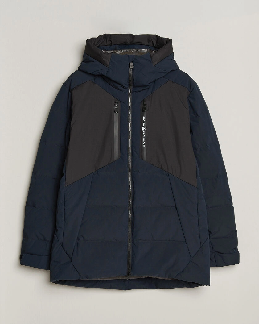 Sail Racing Patrol Down Hooded Jacket Dark Navy – Blå