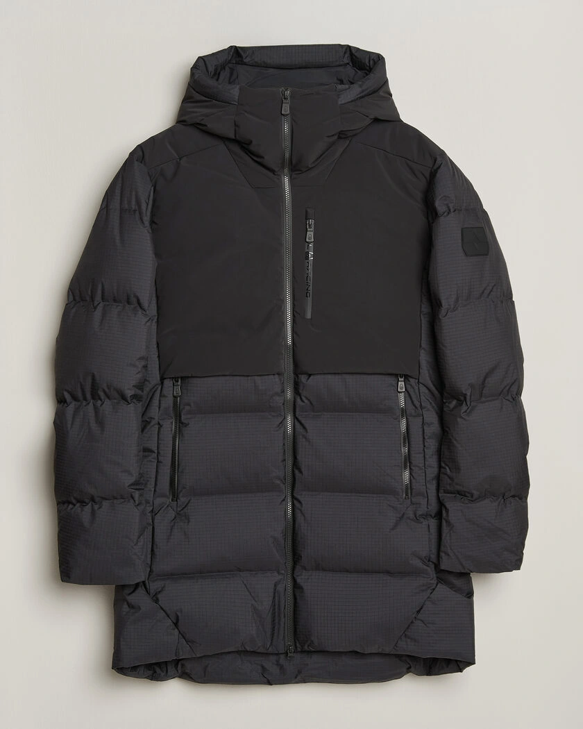 Sail Racing Polar Down Hooded Parka Carbon – Svart