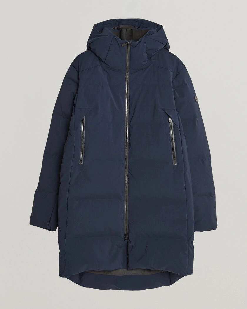 Sail Racing Arc Down Hooded Parka Dark Navy – Blå