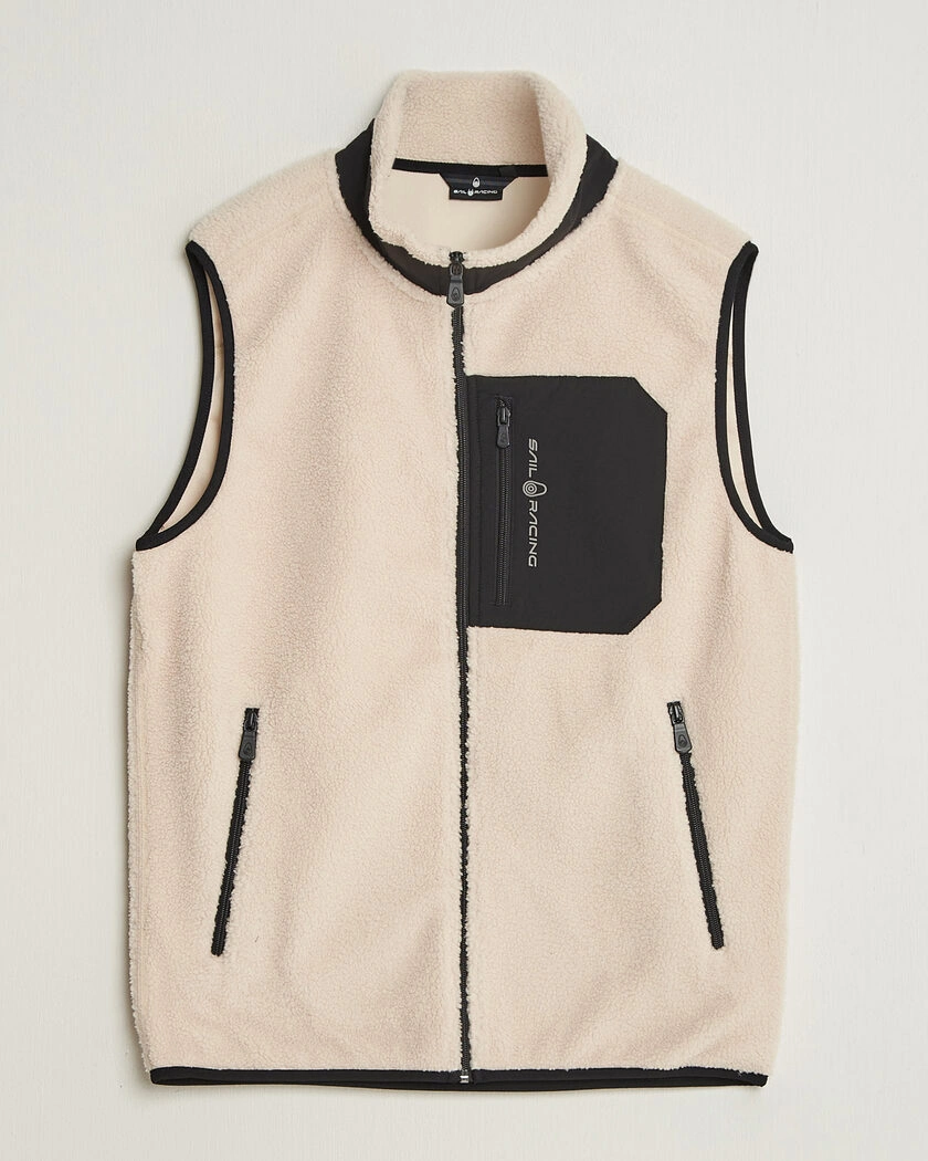 Sail Racing Bowman Pile Vest Ivory – Vit