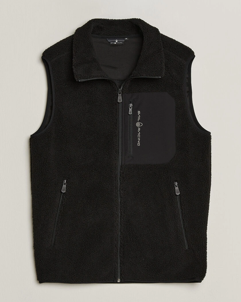 Sail Racing Bowman Pile Vest Carbon – Svart