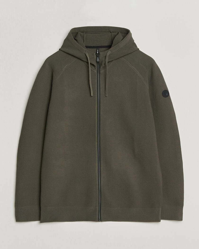 Sail Racing Element Seamless Full Zip Hoodie Mud Green – Grön
