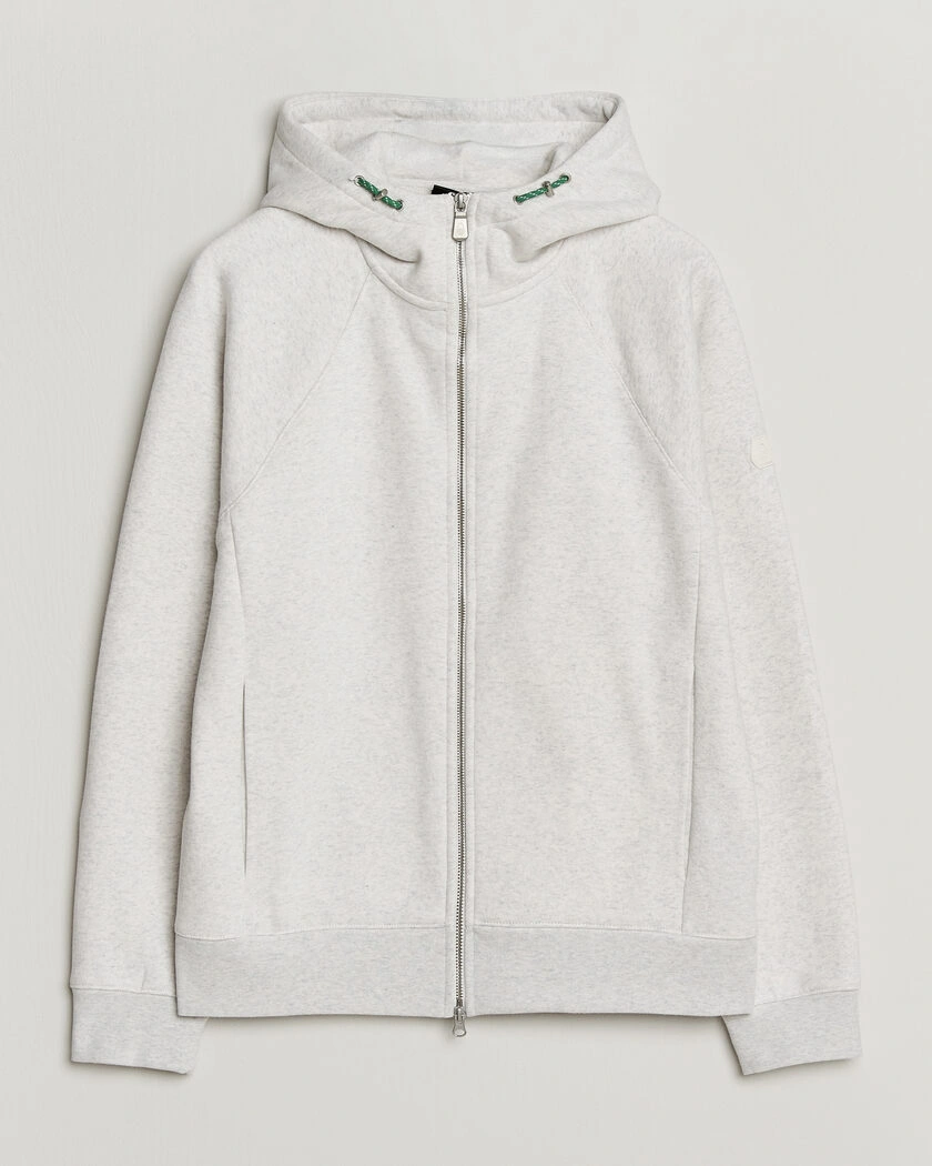 Sail Racing Flow Full Zip Hoodie Light Grey Melange – Grå