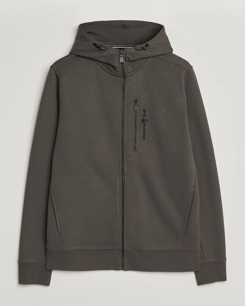 Sail Racing Bowman Full Zip Hoodie Asphalt – Grå