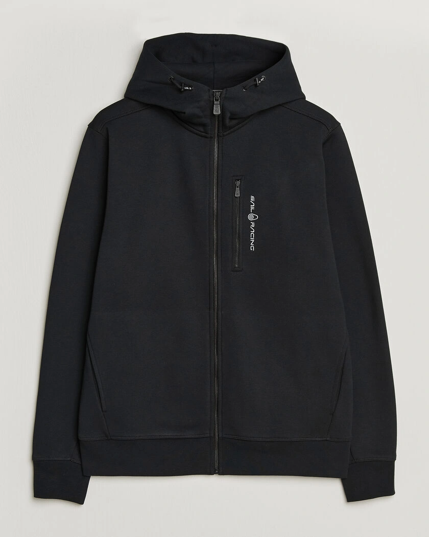 Sail Racing Bowman Full Zip Hoodie Carbon – Svart