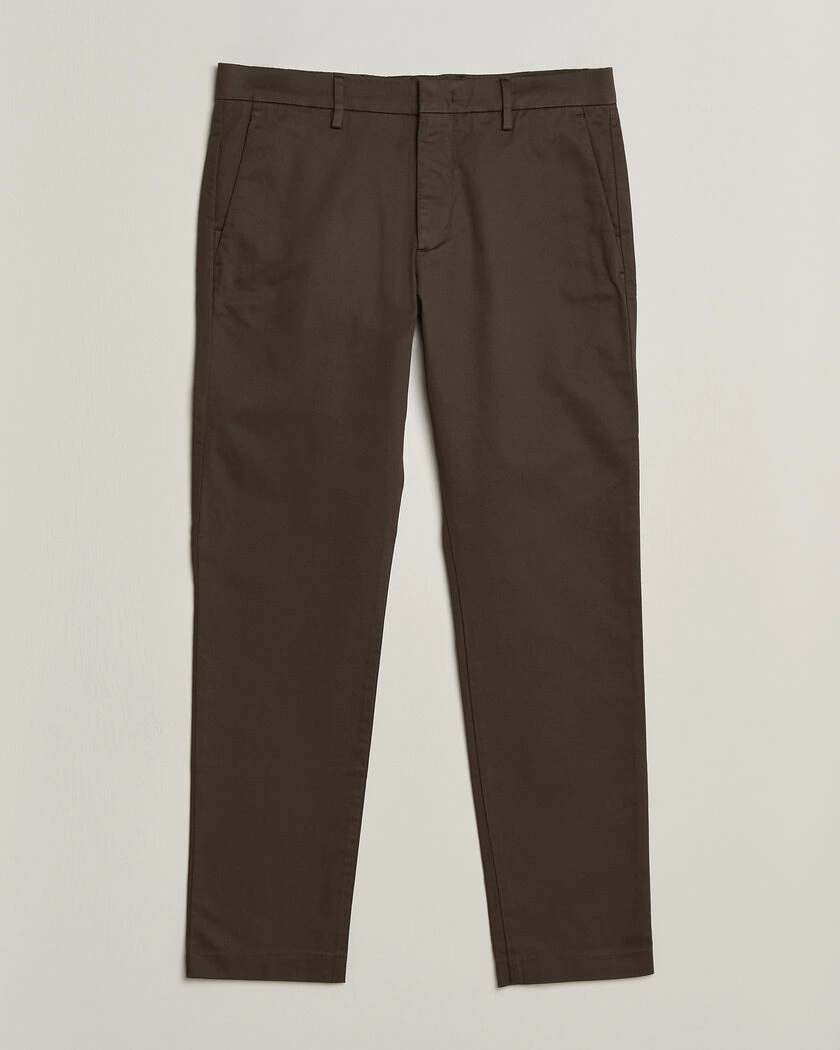 NN07 Theo Regular Fit Chinos Earthwood – Brun