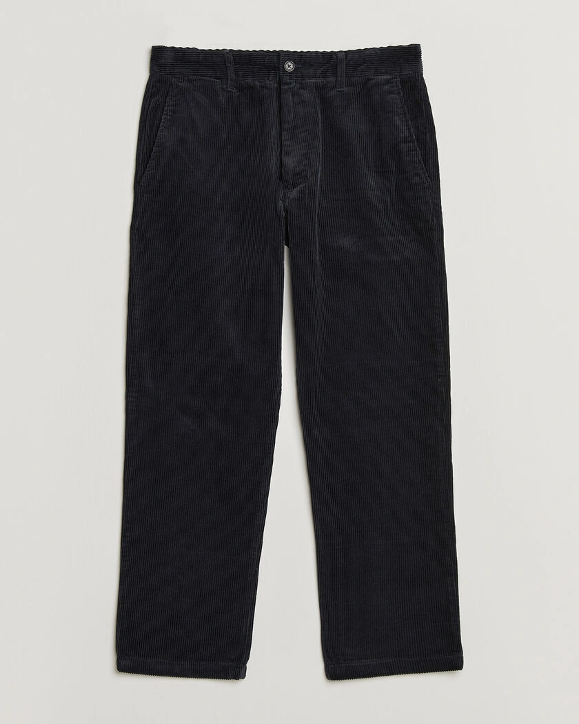 NN07 Aden Regular Fit Corduroy Chinos Deep Navy – Blå