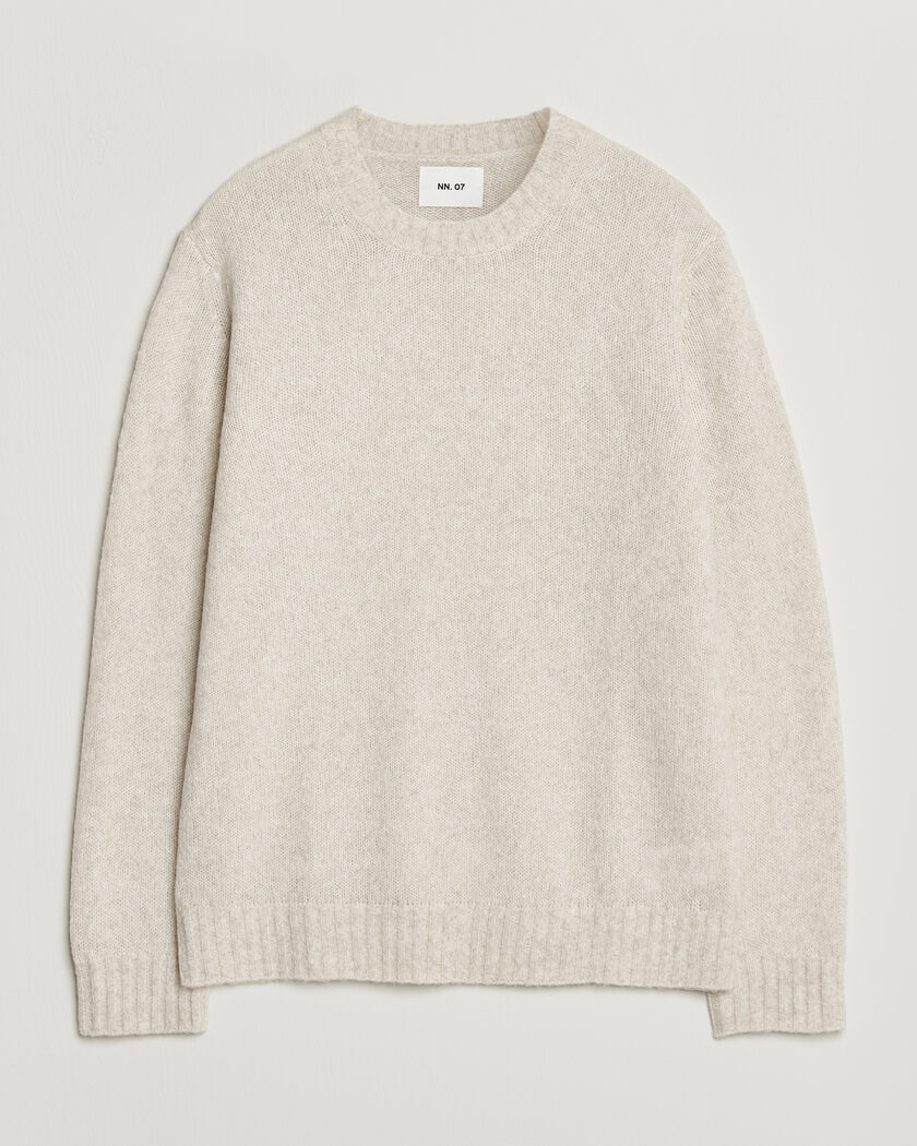 NN07 Lee Wool Knitted Sweater Ivory – Vit