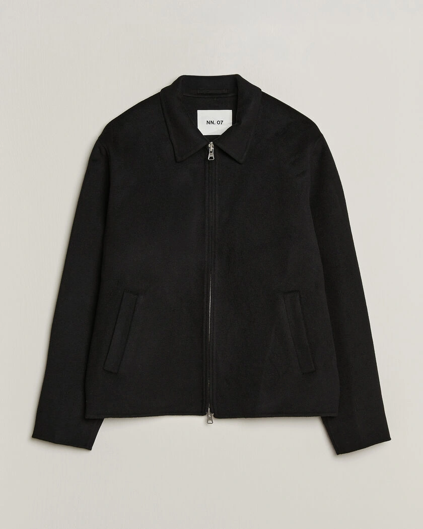 NN07 Arlo Wool Jacket Black – Svart