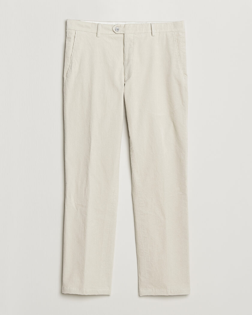 Oscar Jacobson Dandy Corduroy Trousers White – Vit