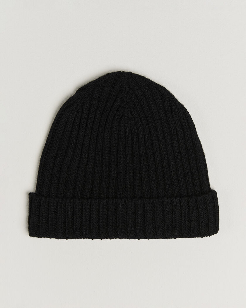 Stenströms Brushed Merino Beanie  Black – Svart