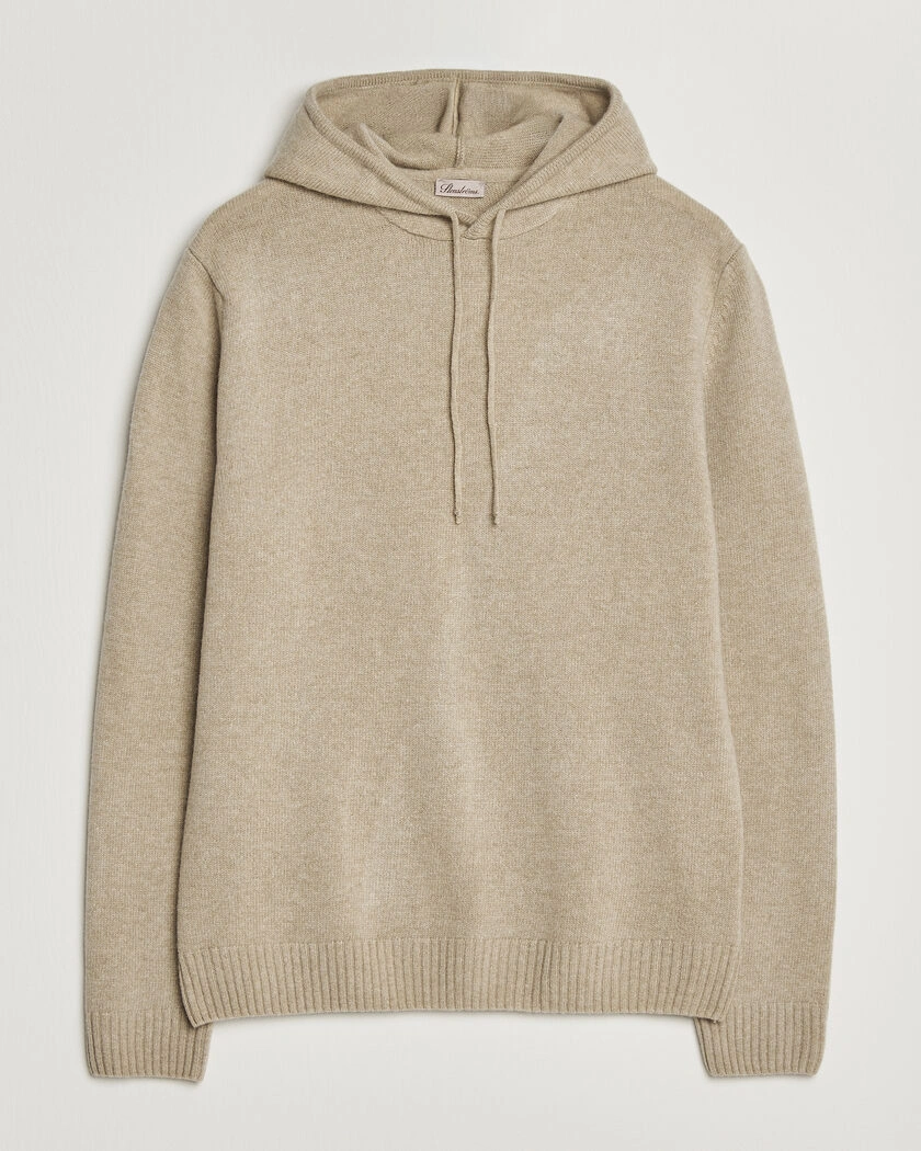 Stenströms Brushed Merino Hood Beige – Beige