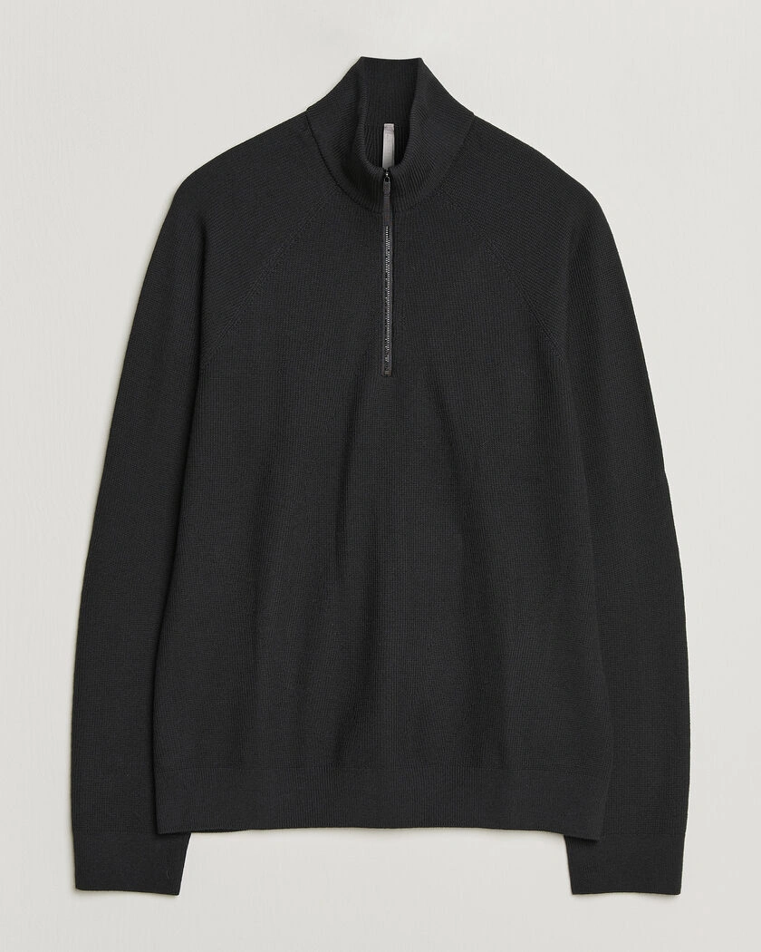 Arc'teryx Veilance Conic Wool Half-Zip Black – Svart