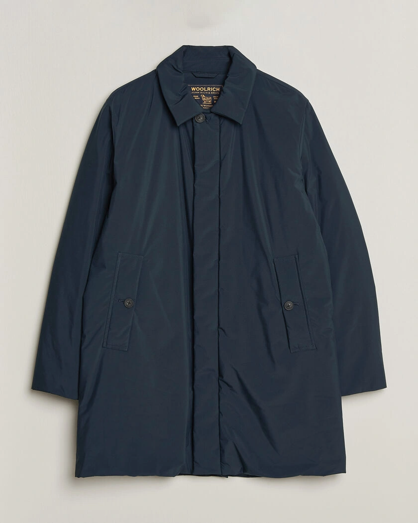 Woolrich Cloud Lamar Light Padded Coat Melton Blue – Blå