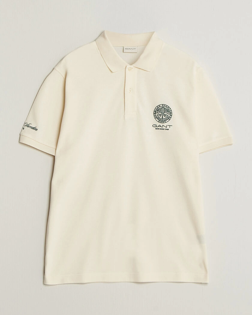 Gant Tournament Pique Cream – Vit