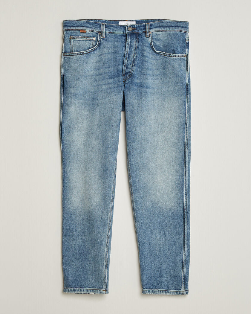Lardini Cotton Denim Blue – Blå