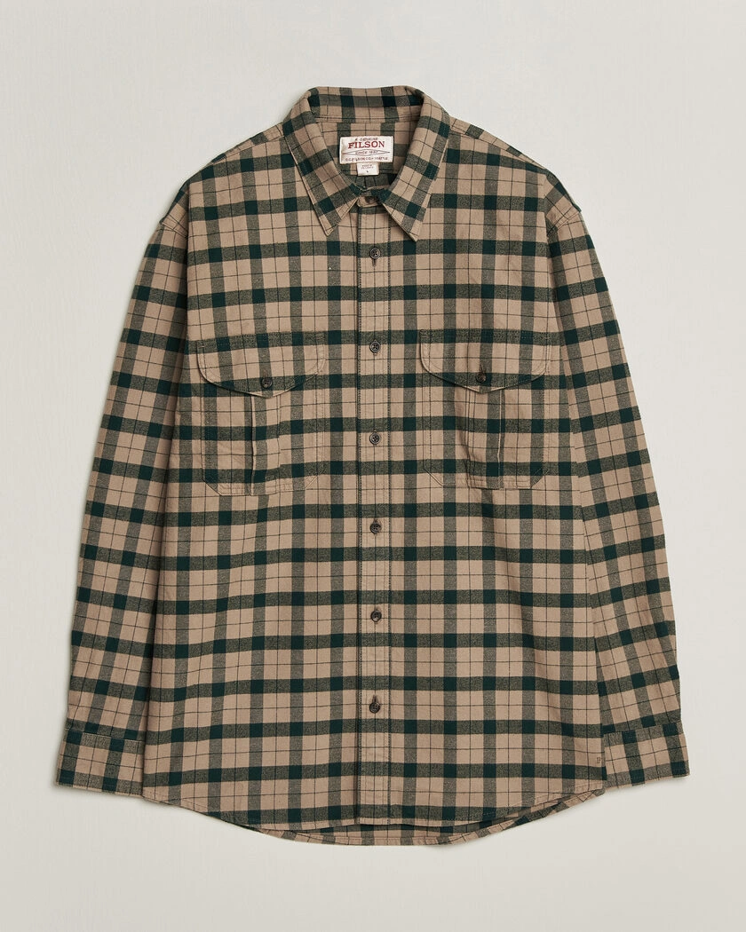 Filson Checked Alaskan Guide Shirt Oatmeal – Beige