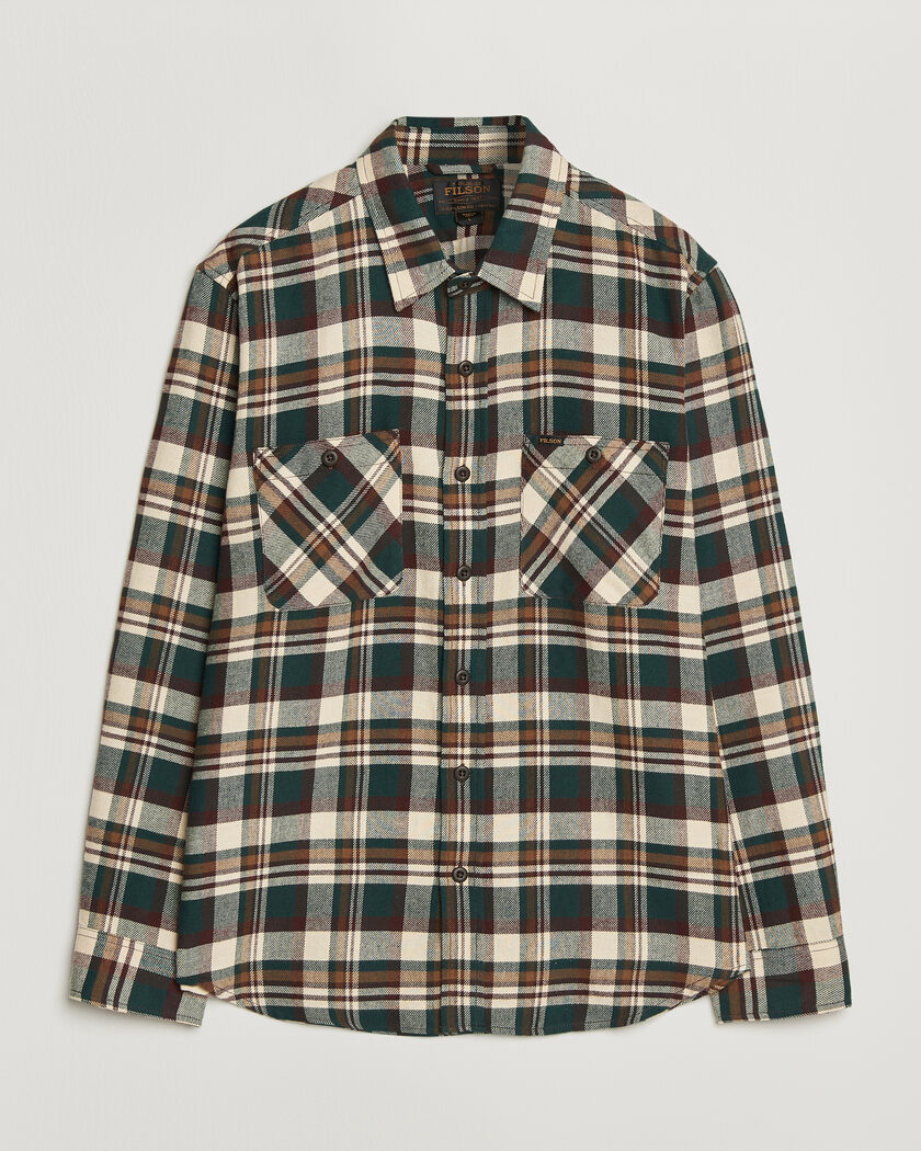 Filson The Rangeland Flannel Shirt Green – Grön