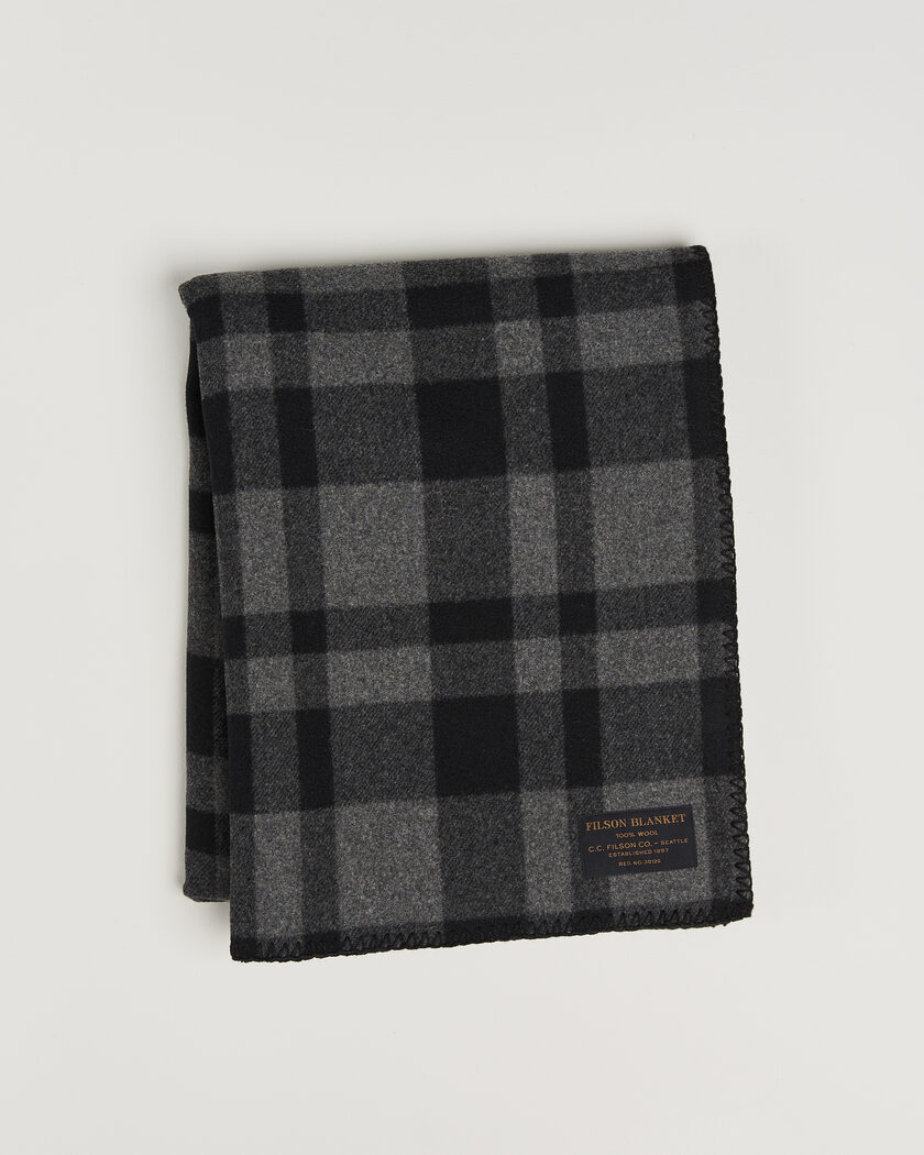 Filson Mackinaw Wool Blanket Charcoal – Grå
