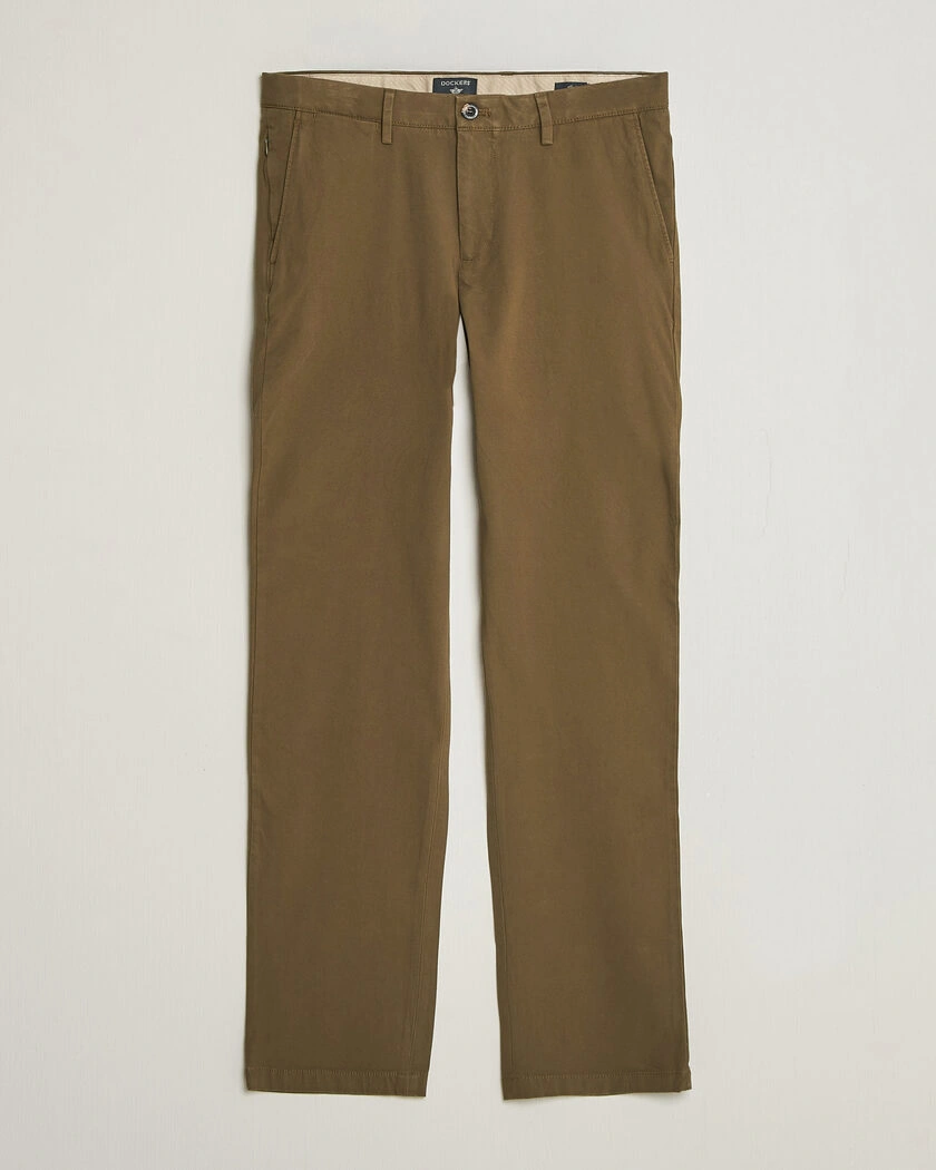 Dockers Cotton Slim Chino Dark Moss – Grön