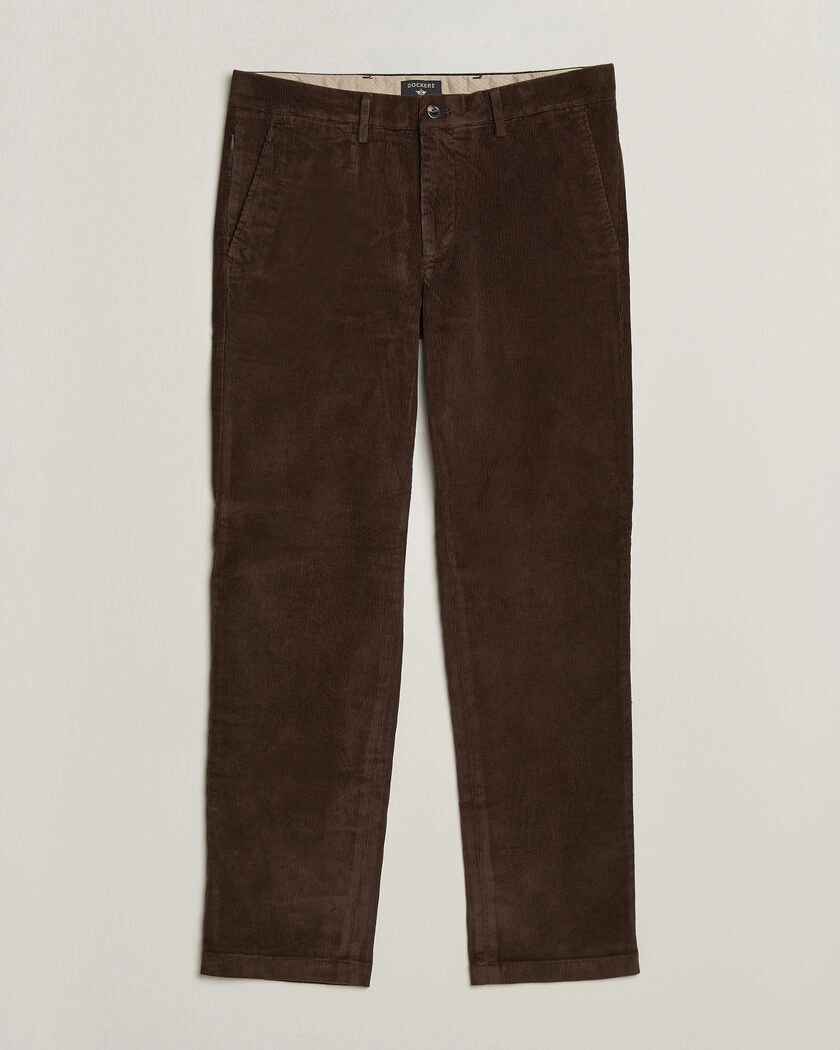 Dockers Cotton Slim Chino Hot Fudge – Brun
