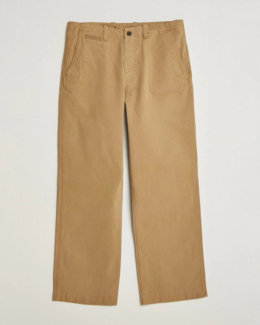 Drake's Twill Officer Chino Beige – Beige