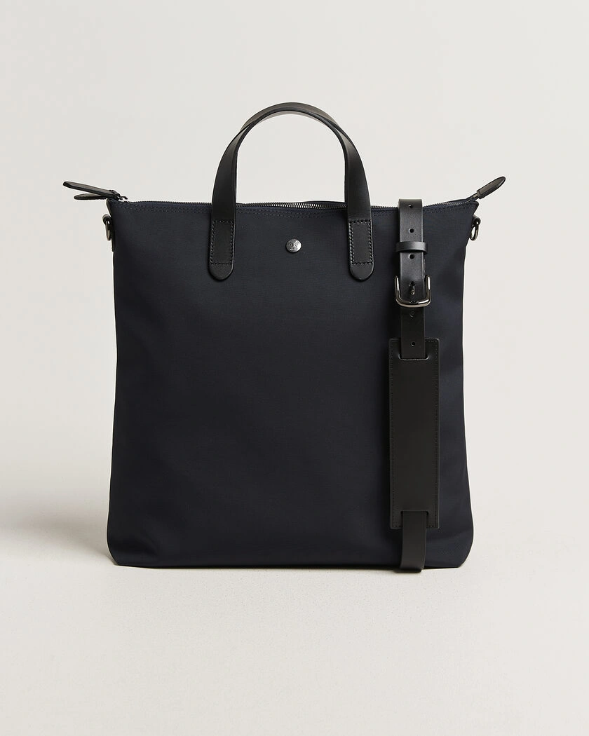 Mismo M/S Canvas Shopper Navy/Black – Blå
