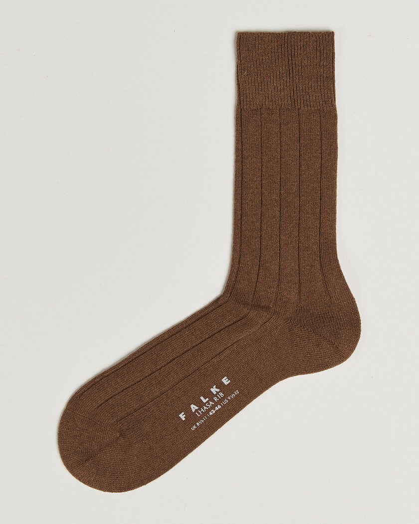 Falke Lhasa Cashmere Socks Cappucino – Brun