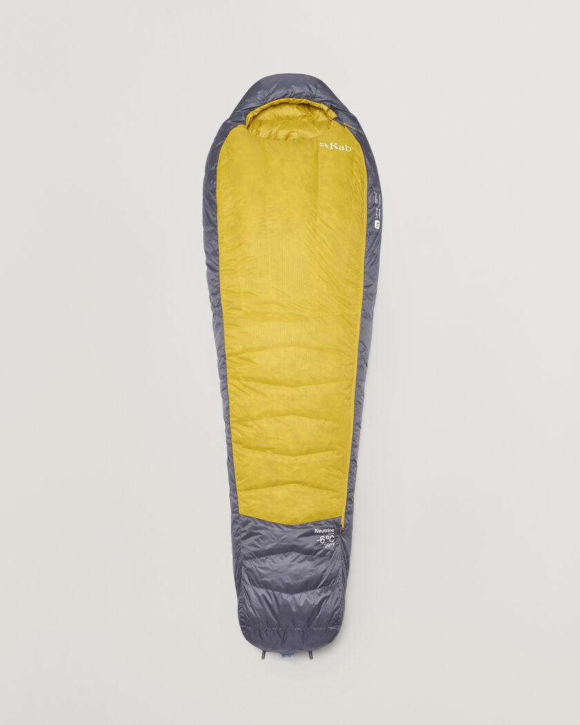 Rab Neutrino -6C Sleeping Bag Regular Graphene/Dark Pollen – Flerfärgad