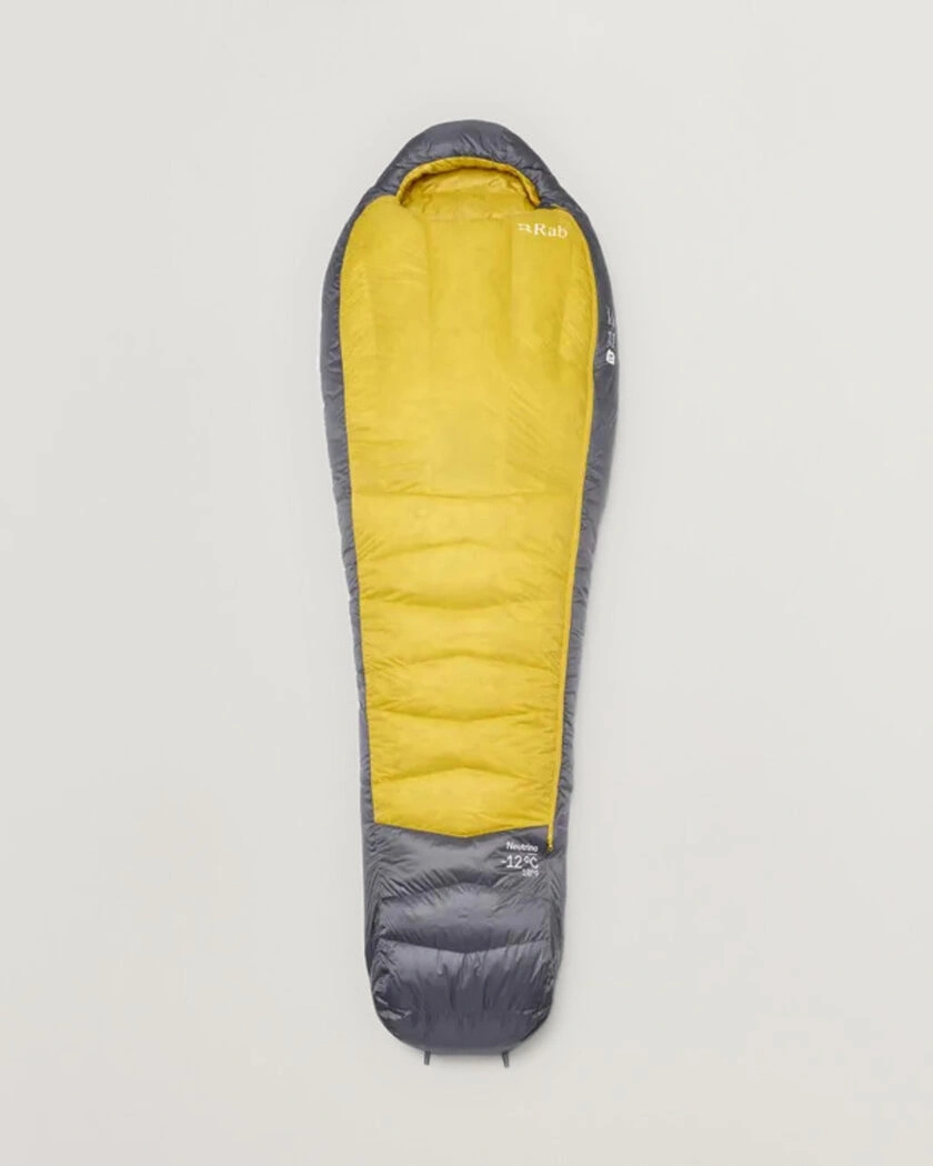 Rab Neutrino -12C Sleeping Bag Regular Graphene/Dark Pollen – Flerfärgad