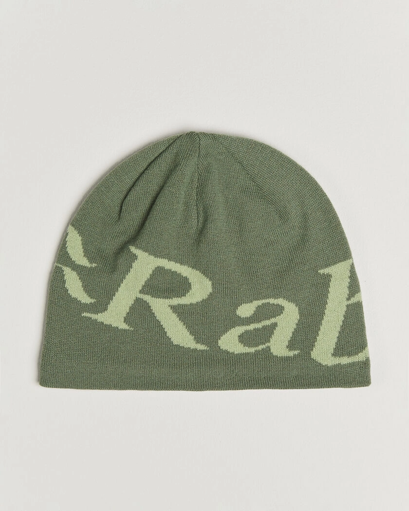 Rab Logo Beanie Dark Fig Green/Fig Green – Grön