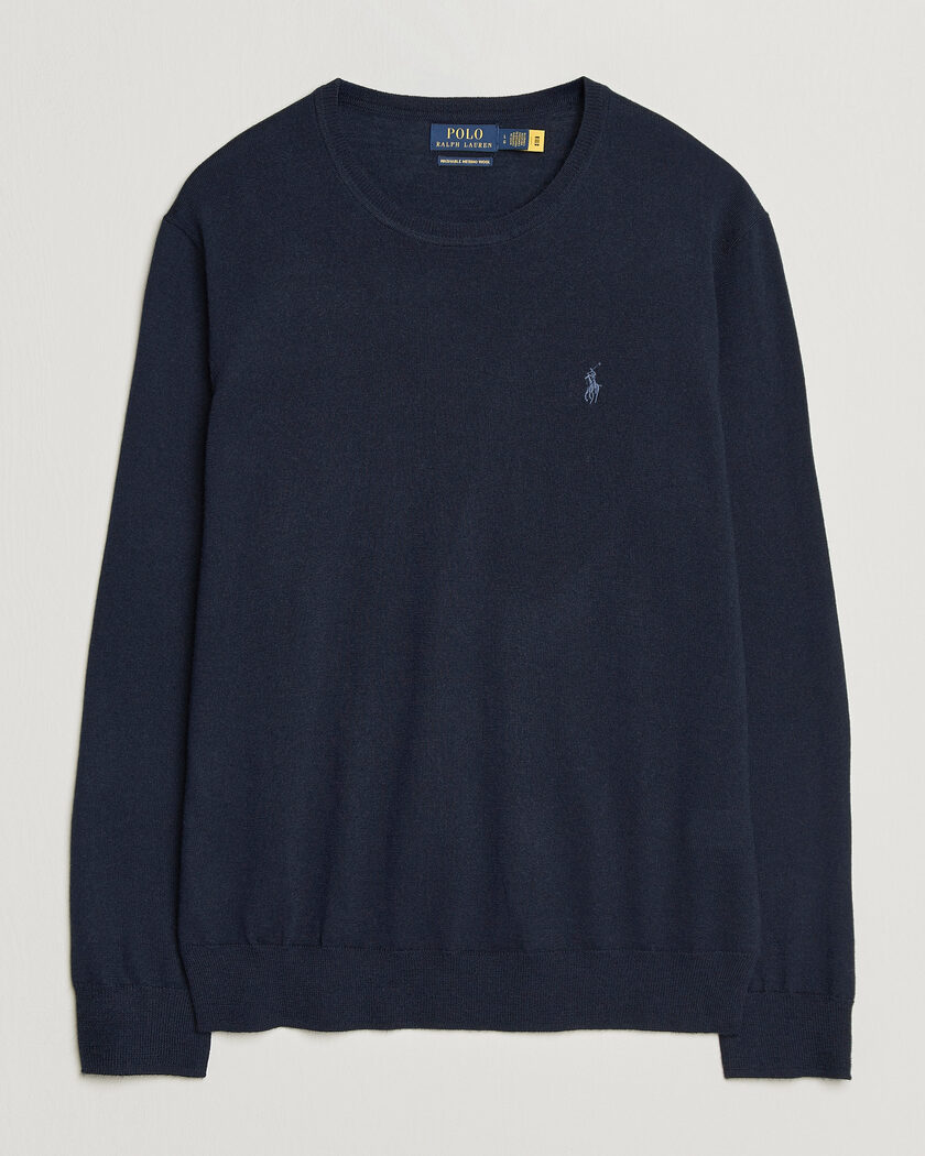 Polo Ralph Lauren Long Sleeve Pullover Hunter Navy – Blå