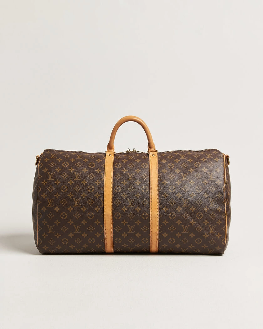 Louis Vuitton Pre-Owned Keepall 55 Bandouliére Monogram – Brun
