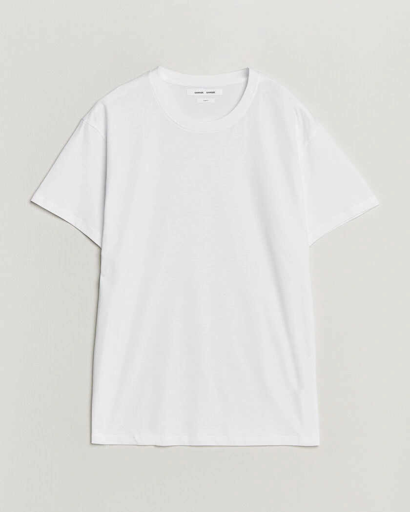 Samsøe Samsøe Kronos Cotton T-Shirt White – Vit