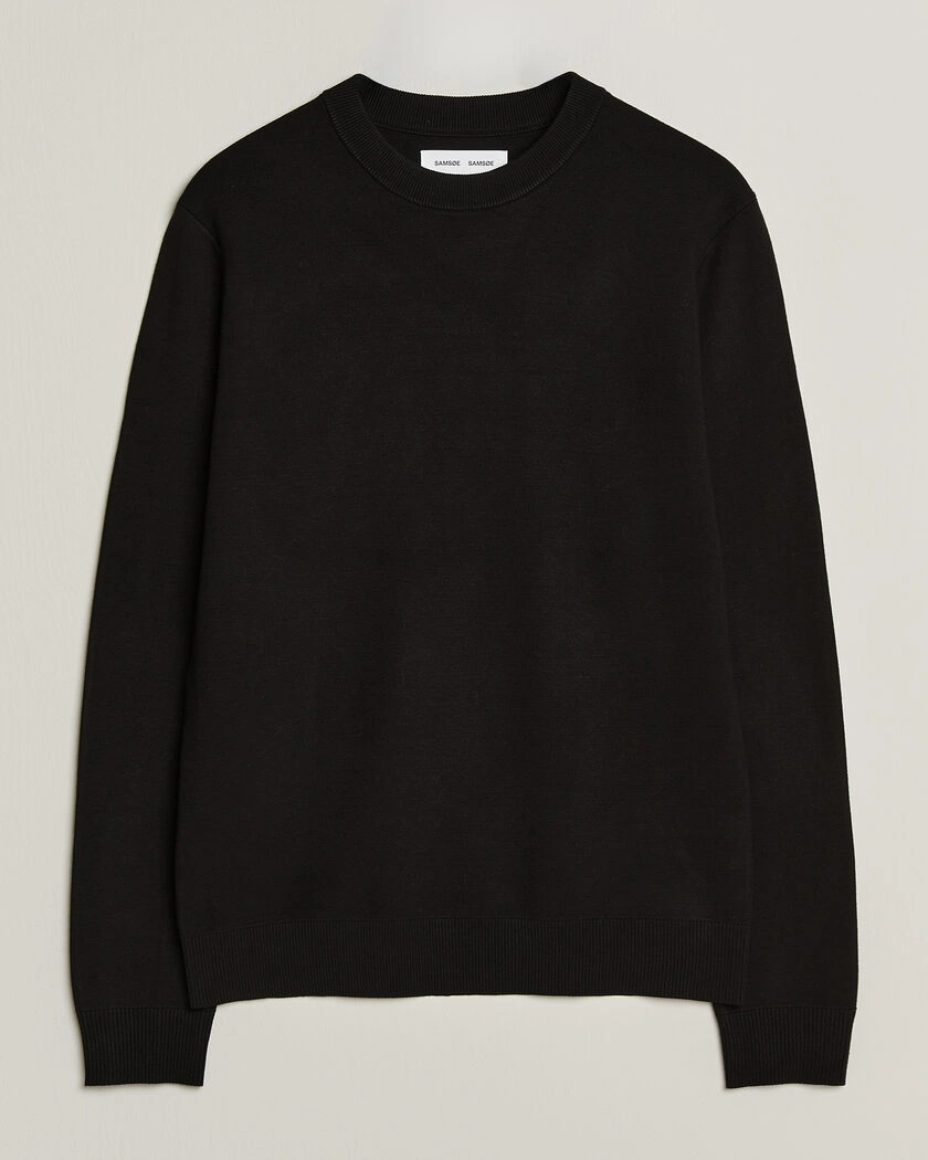 Samsøe Samsøe Matt Crew Neck Sweater Black – Svart
