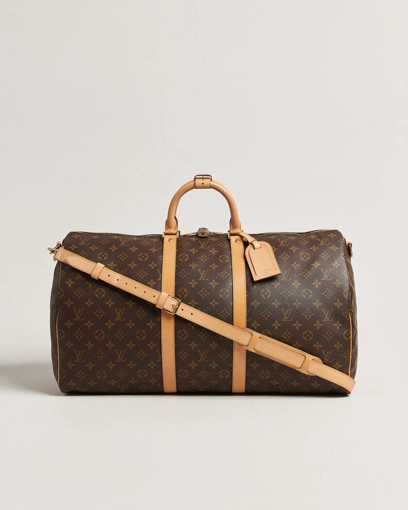 Louis Vuitton Pre-Owned Keepall Bandouliére 55 Monogram – Brun