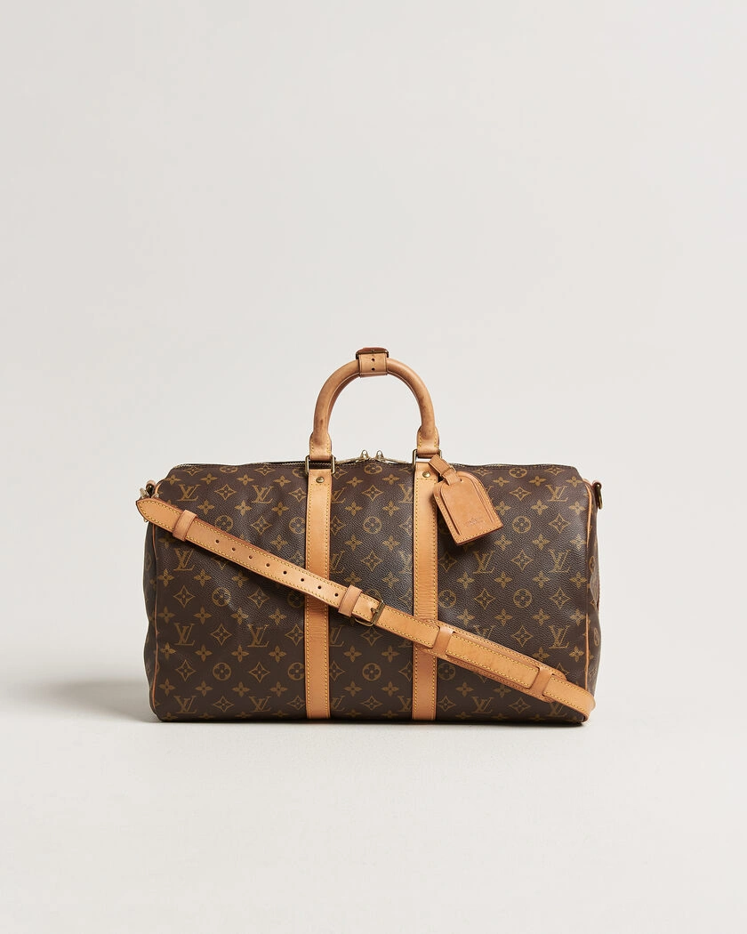 Louis Vuitton Pre-Owned Keepall Bandouliére 45 Monogram – Brun