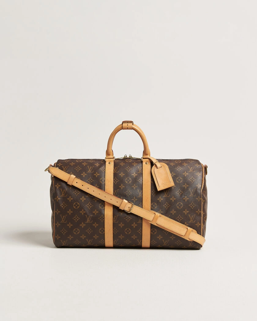 Louis Vuitton Pre-Owned Keepall Bandouliére 45 Monogram – Brun