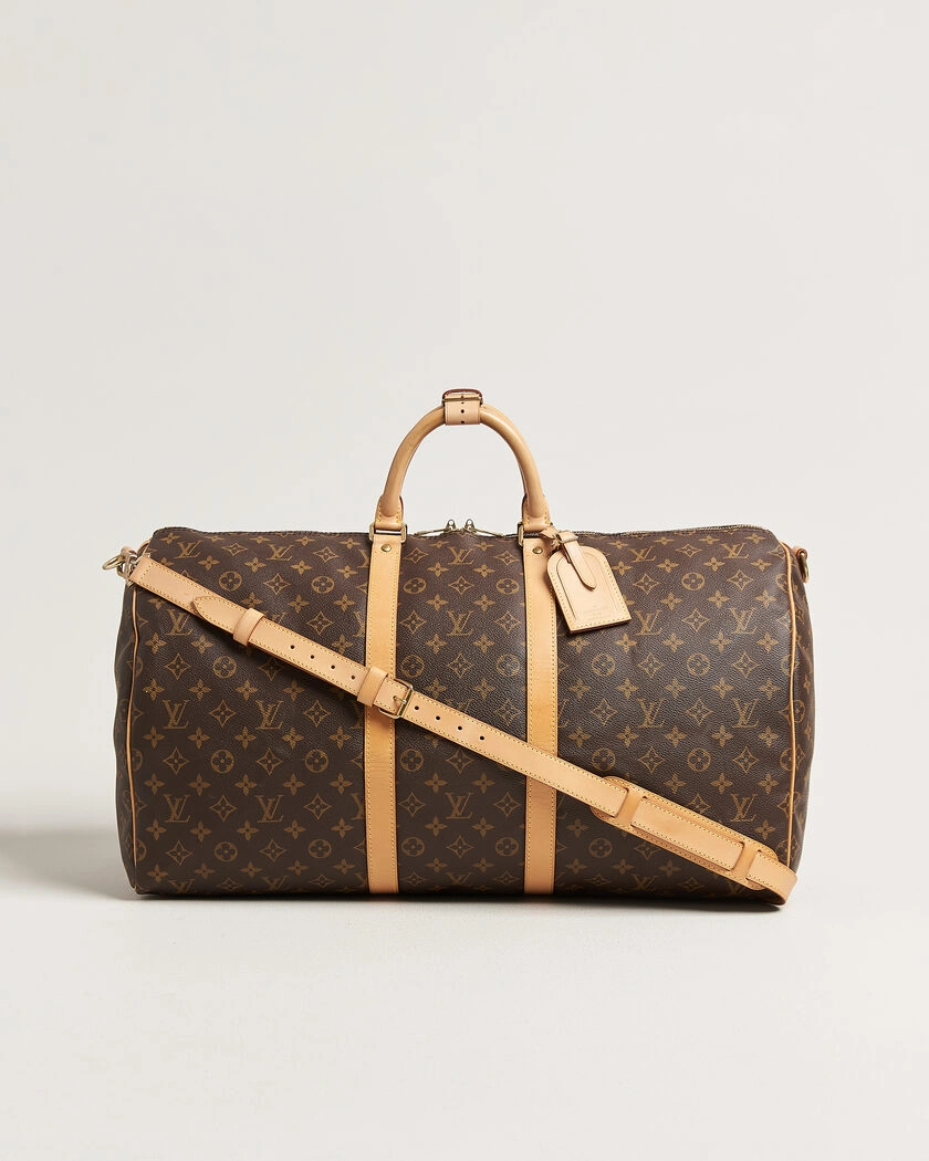 Louis Vuitton Pre-Owned Keepall Bandouliére 55 Monogram – Brun