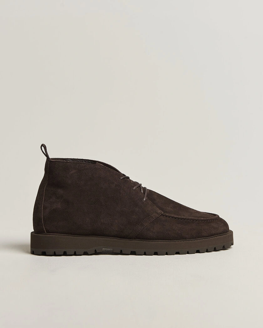 CQP Astra Suede Boot Dark Brown – Brun